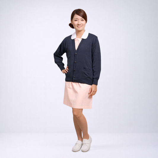 J3丈青針織毛衣外套