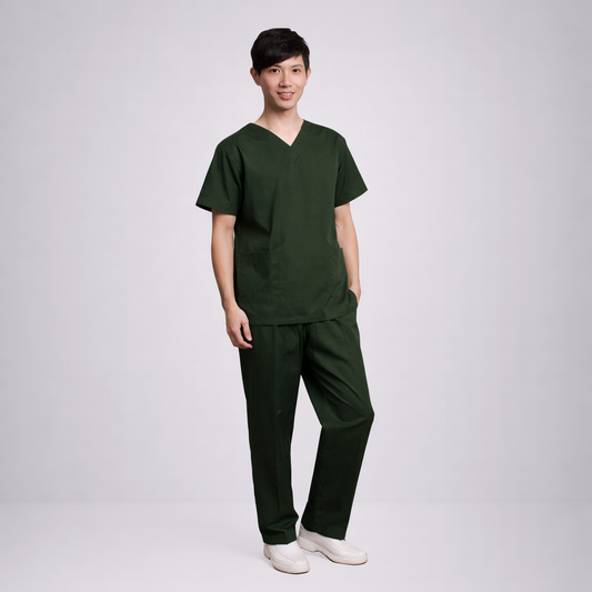 S18墨綠刷手服